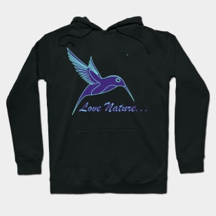 Hummingbird Love nature Hoodie